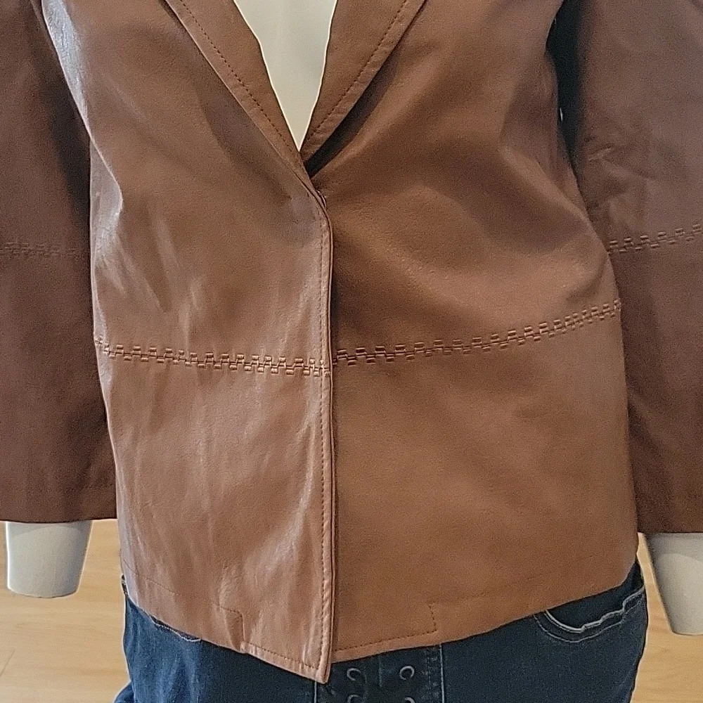 Anthropologie Hayden Faux Leather Jacket. - Picture 5 of 16
